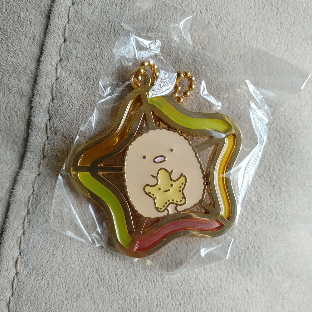 Sumikko Gurashi Tonkatsu stained glass charm